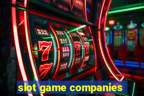 slot game companies