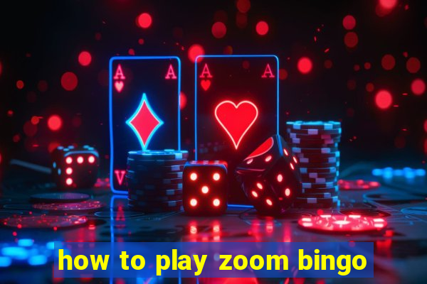 how to play zoom bingo