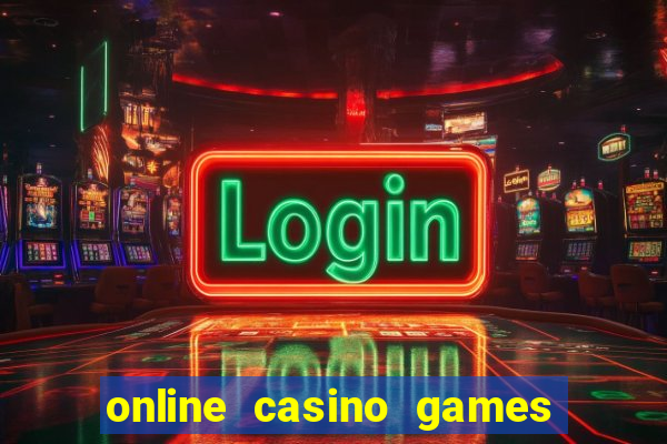 online casino games for real cash