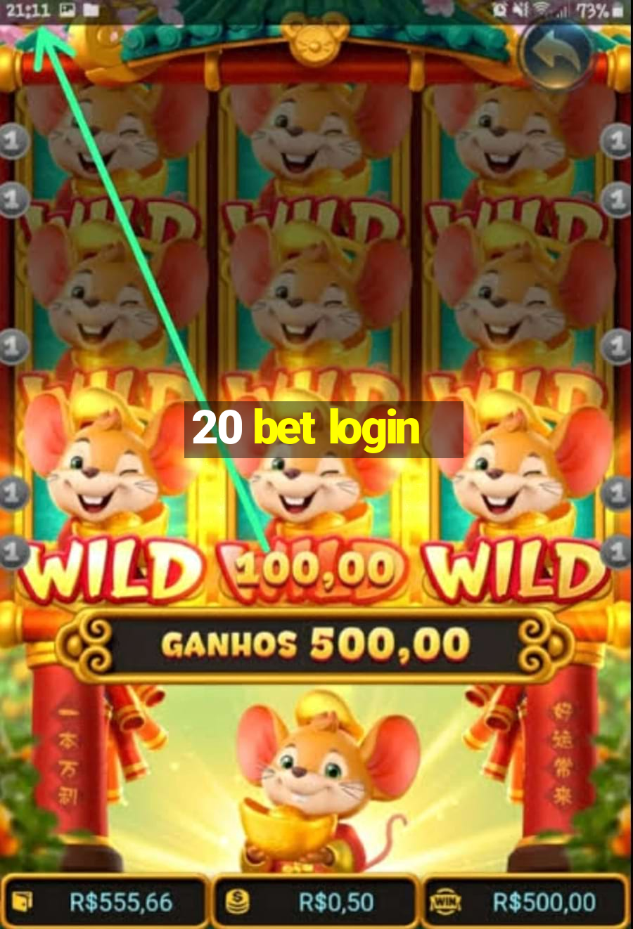 20 bet login