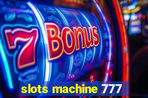 slots machine 777