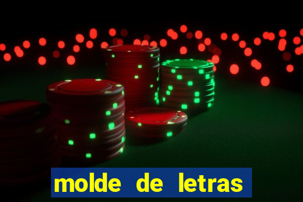 molde de letras feliz natal para imprimir