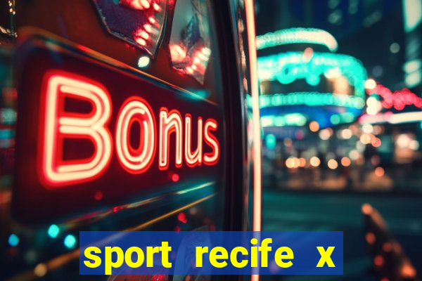 sport recife x ponte preta palpite