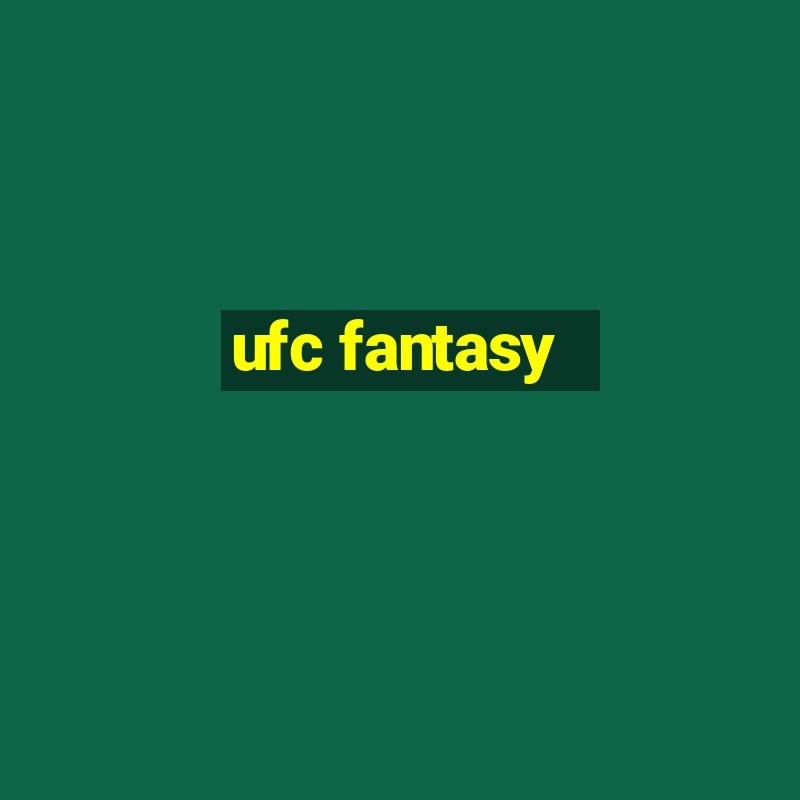 ufc fantasy