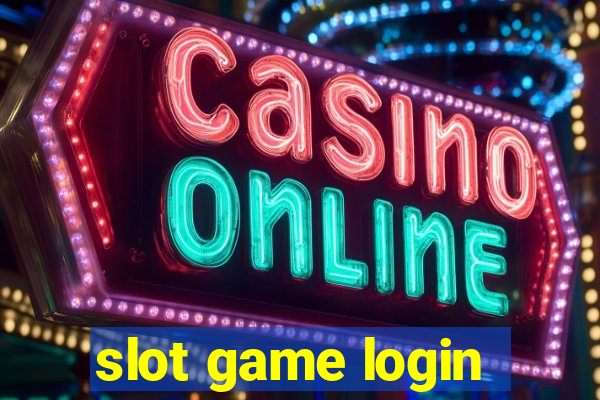 slot game login