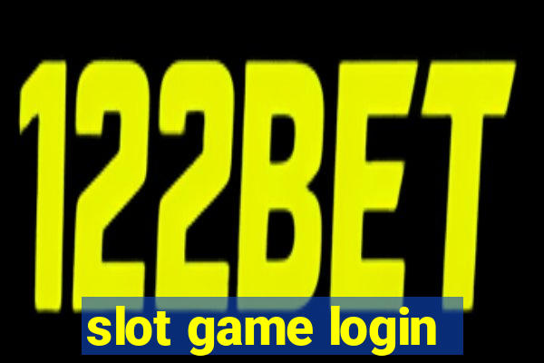 slot game login