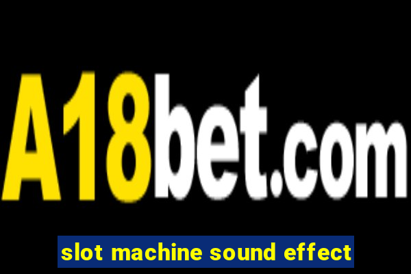 slot machine sound effect