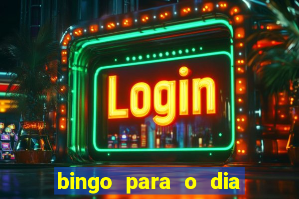 bingo para o dia do estudante