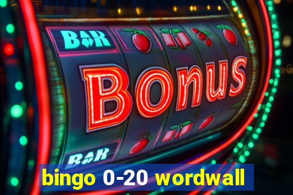 bingo 0-20 wordwall