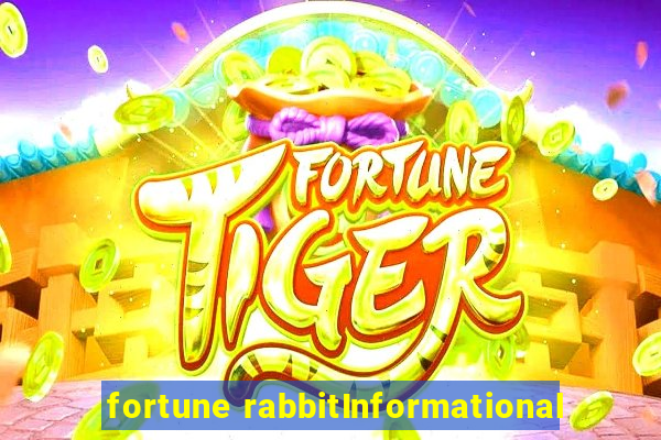 fortune rabbitInformational