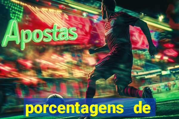 porcentagens de jogos pagantes