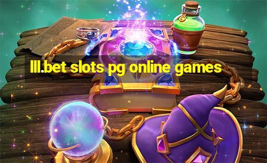 lll.bet slots pg online games