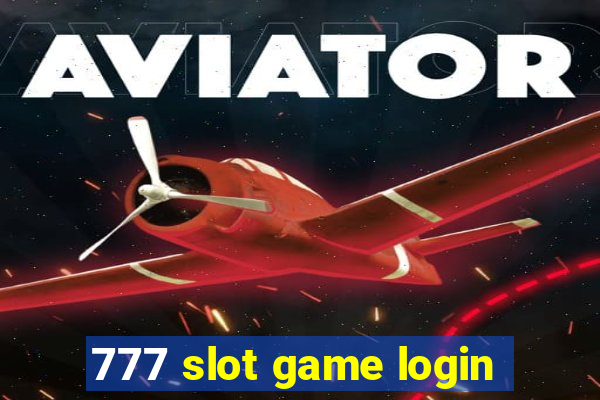 777 slot game login