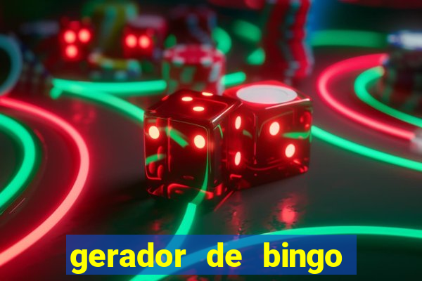 gerador de bingo de palavras