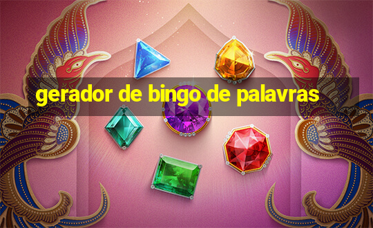 gerador de bingo de palavras