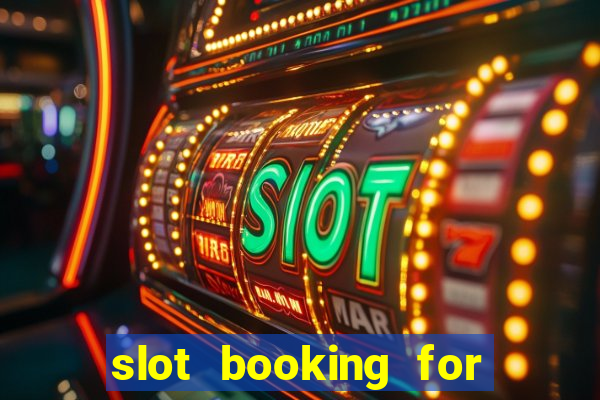 slot booking for driving licence