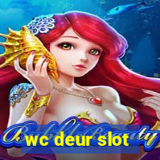 wc deur slot