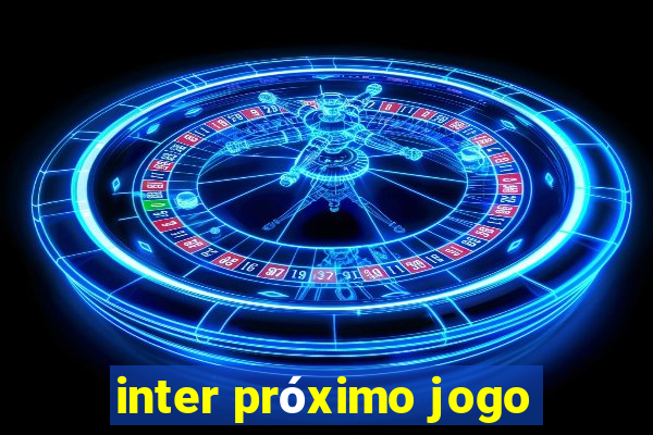 inter próximo jogo