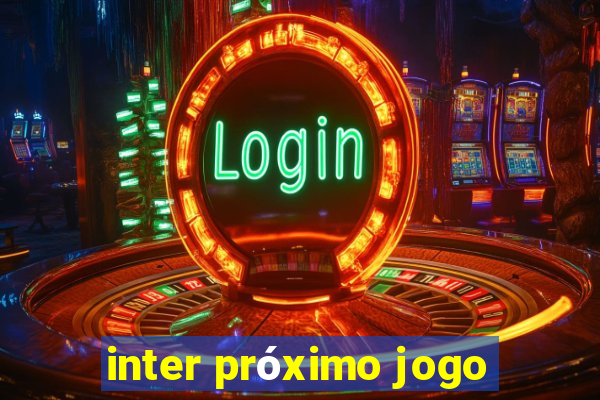 inter próximo jogo