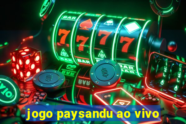 jogo paysandu ao vivo