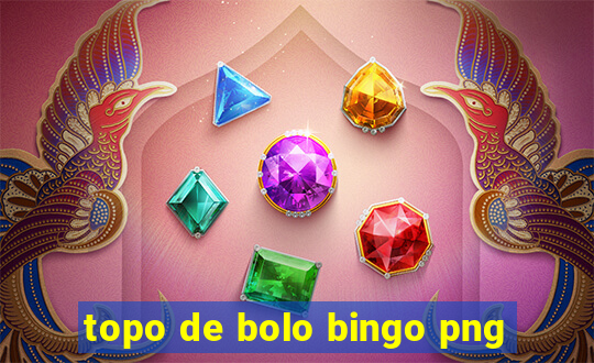 topo de bolo bingo png