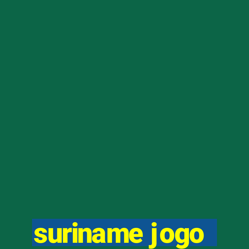 suriname jogo