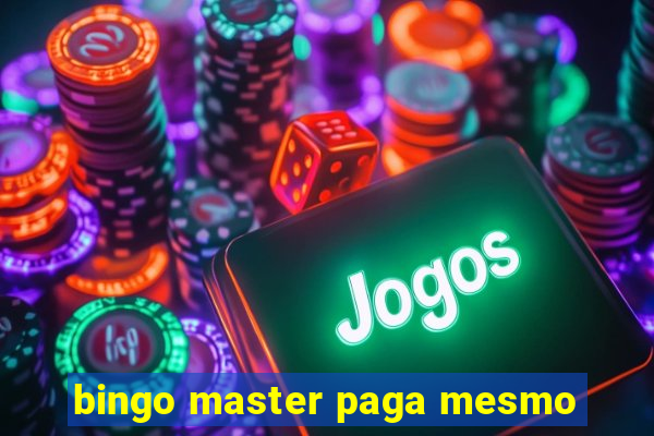 bingo master paga mesmo