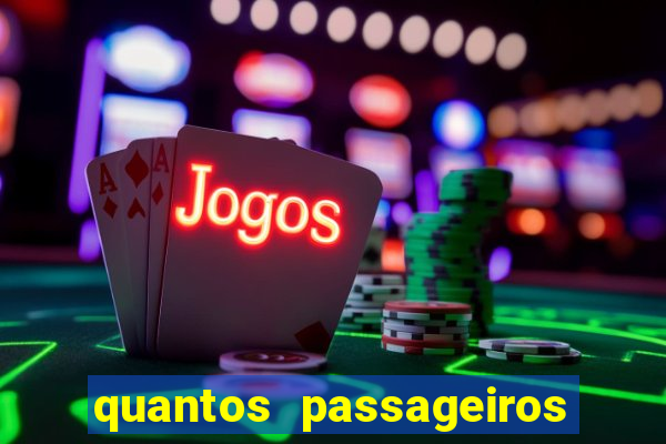 quantos passageiros cabem em um navio de cruzeiro