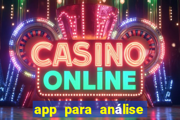 app para análise de jogos