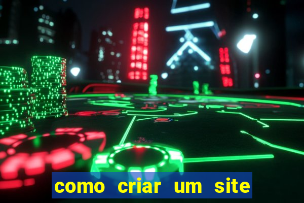 como criar um site de apostas slots