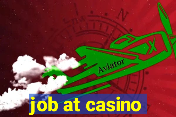 job at casino