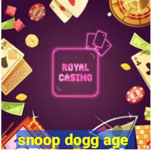 snoop dogg age