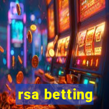 rsa betting