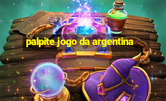 palpite jogo da argentina