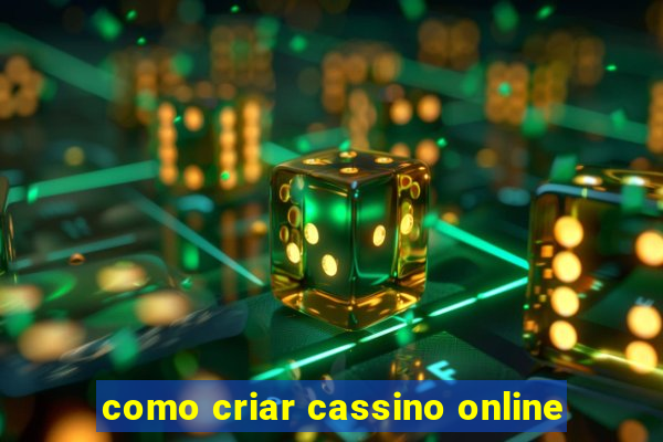 como criar cassino online