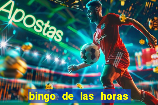 bingo de las horas para imprimir