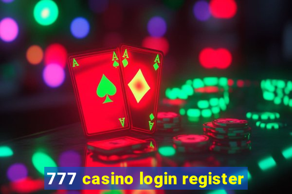 777 casino login register