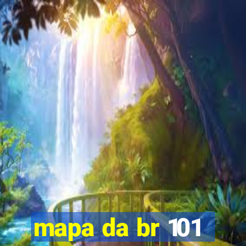 mapa da br 101