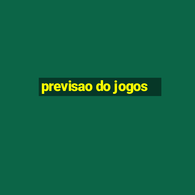 previsao do jogos