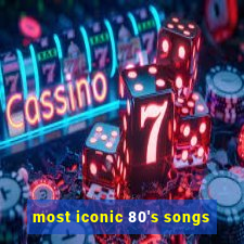 most iconic 80's songs