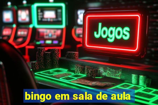 bingo em sala de aula