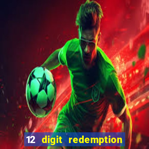 12 digit redemption code for golden hearts casino