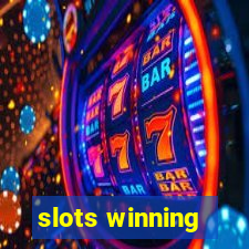 slots winning