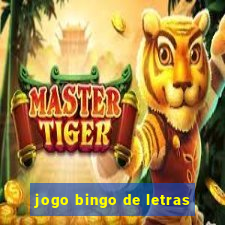 jogo bingo de letras