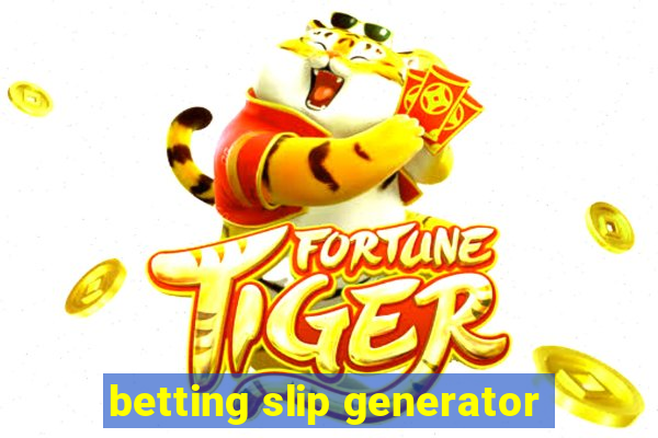 betting slip generator