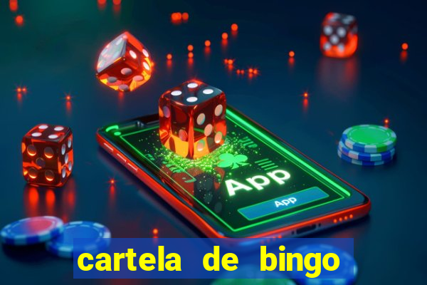 cartela de bingo ate 50