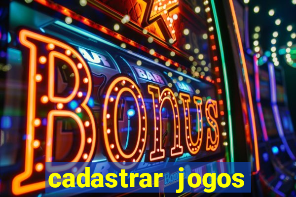 cadastrar jogos online caixa