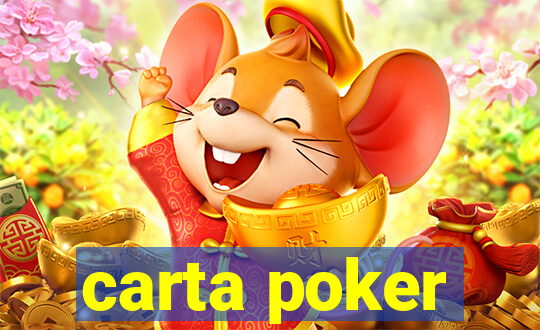 carta poker