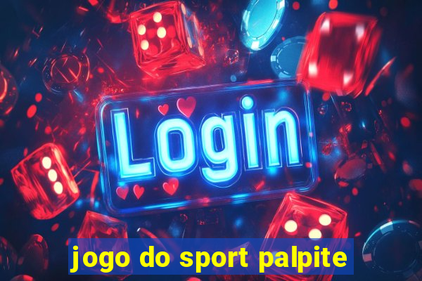 jogo do sport palpite