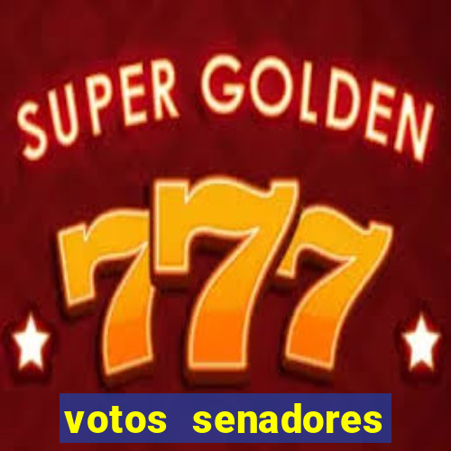 votos senadores impeachment moraes